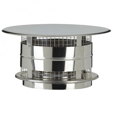 Chapeau aspirateur anti-oiseau conduit Therminox