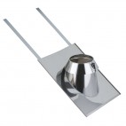 Solin inox ardoise avec collerette