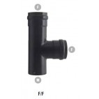 TE F/F poêle à granulé émaille noir mat