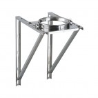 Support mural Inox de 5 &agrave; 20 cm