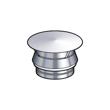Chapeau aspirateur Galactic conduit Inox-Galva
