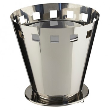 C&ocirc;ne de finition Venitien conduit Inox-Inox