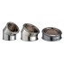 Coudes 15°, 30° et 45° Inox-Galva
