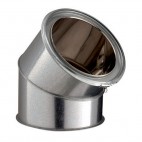 Coudes 15°, 30° et 45° Inox-Galva