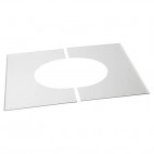 Plaque de propreté pour plaque PDSE ( rampant ) Inox-Galva
