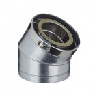 Coudes 15°, 30° et 45° Efficience Galva