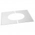 Plaque de propreté pour plaque PDSE ( rampant ) Blanc Efficience