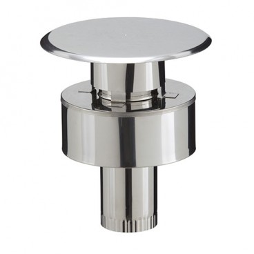 Terminal vertical inox ou noir 