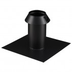 Solin toit plat peint noir PGI