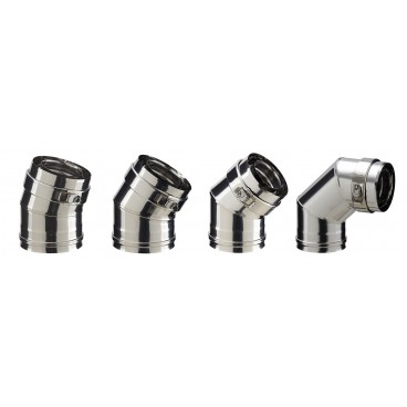 Coudes 15&deg;, 30&deg;, 45&deg; et 90&deg; PGI