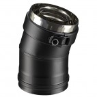 Coudes 15°, 30°, 45° et 90° noir mat PGI 