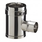 Té de branchement poêle à granulé bois