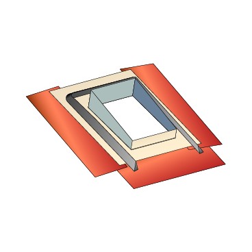 Embase &eacute;tanch&eacute;it&eacute; sp&eacute;ciale tuiles tige de botte Rectangle