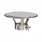 Chapeau pare-pluie finition inox ou brique 