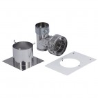 Kit départ sol pour poêle et foyer gaz