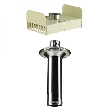 Kit conduit pour sortie de toit Provence conduit Poujoulat &Oslash; 230 Inox-Galva
