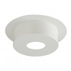 Finition plafond ronde pour conduit isolé inox-galva 