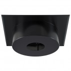 Finition plafond ronde pour conduit isolé inox-galva 