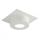 Finition plafond ronde pour conduit isolé inox-galva 