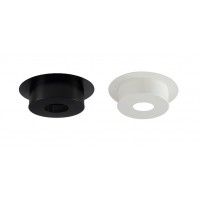 Finition plafond ronde hauteur 12cm pour Inox-galva