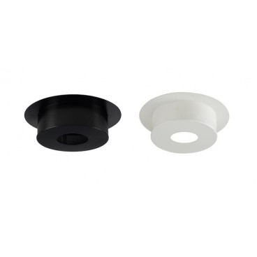 Finition plafond ronde hauteur 12cm pour Inox-galva
