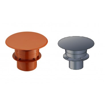 Chapeau aspirateur Tubage flexible et rigide