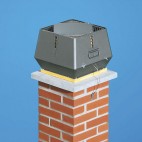 Collerette d'adaptation sur conduit inox