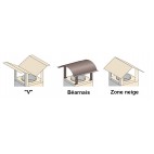 Chapeau en "V" / Béarnais / Zone neige