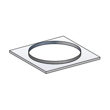 Plaque d'adaptation conduit traditionnel Aspirotec