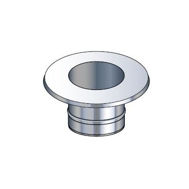 Collerette d'adaptation sur conduit Inox &Oslash;130-150 ASPIROTOR 150