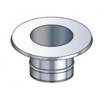 Collerette d'adaptation sur conduit Inox &Oslash;130-150