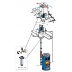 Kit de sortie de toit Provence conduit Poujoulat Ø 230 Inox-Galva