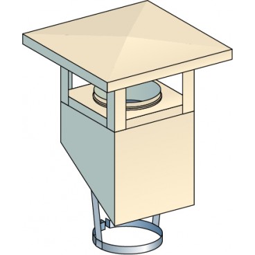 Sortie de toit air frais Galva Confort+