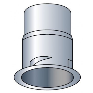 Virole placo avec ressort interne pour bouche BS Confort et Confort +