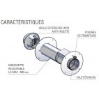 Coquille isolante arrivée air comburant étanche