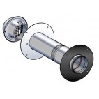 Kit d'arrivée d'air comburant rosace noire