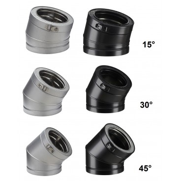Coudes 15&deg;, 30&deg; et 45&deg; Therminox ZI
