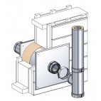Kit traversée de mur conduit extérieur PGI