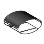 Chapeau Ovale Inox ou Noir pour Luminance rectangle