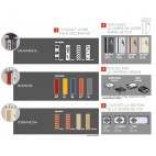 Sortie de toit Luminance rectangle modèle standard conduit Inox-Galva