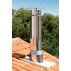 Sortie de toit Ronde grand modèle conduit Inox-Galva