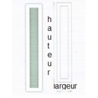 Grille architecturale rectangulaire sans pr&eacute; cadre