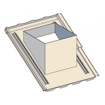 Embase &eacute;tanch&eacute;it&eacute; tuiles pour sortie de toit carr&eacute;e grande hauteur