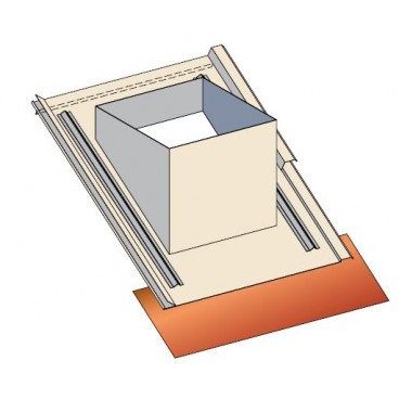 Embase &eacute;tanch&eacute;it&eacute; avec kit d'&eacute;tanch&eacute;it&eacute; ( si tuiles inconnues ou plates ) Carr&eacute;e grande hauteur