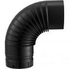 Coudes plissés émaillé 45° / 65° / 90°