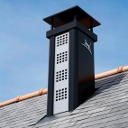 Sortie de toit Luminance carrée modèle standard conduit système PGI