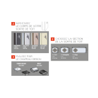 Sortie de toit Luminance carrée modèle standard conduit Therminox